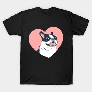 Boston Terrier Love T-Shirt